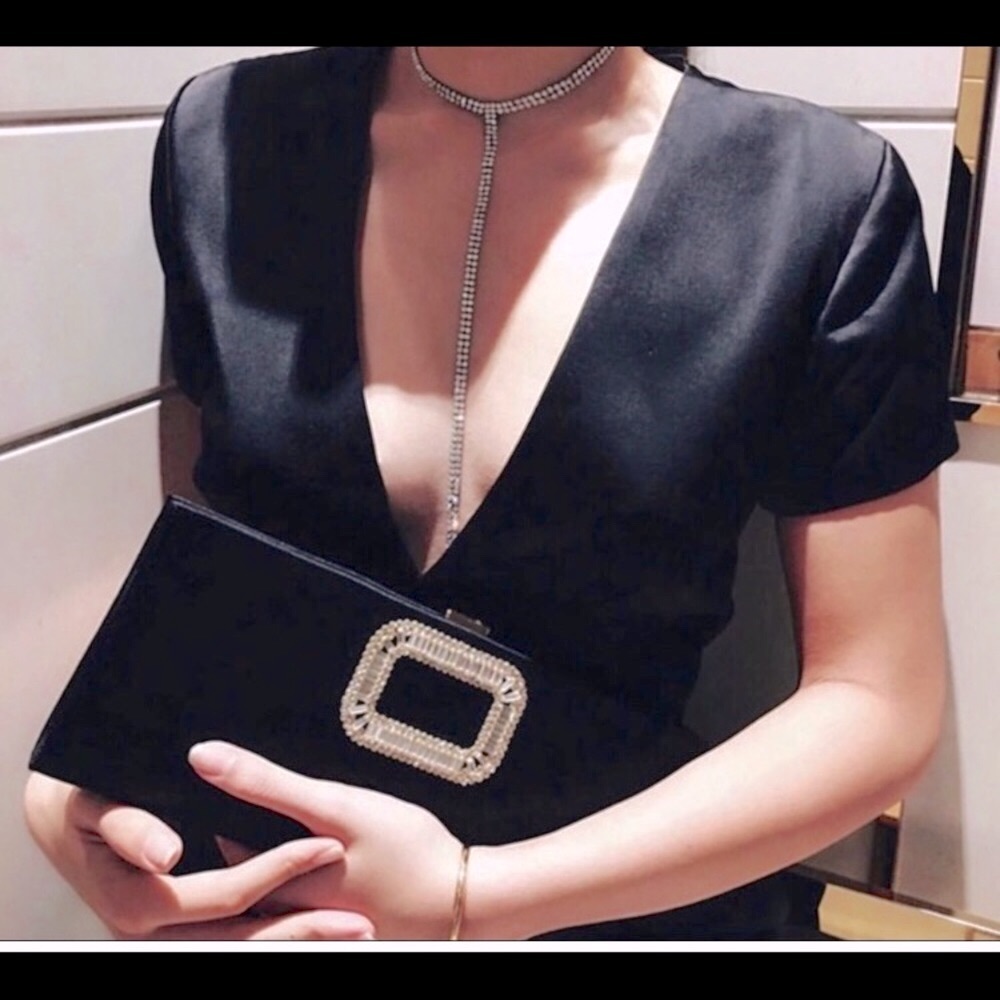 🆕💕 STUNNING RHINESTONE NECKLACE💕🆕 - Picture 2 of 9